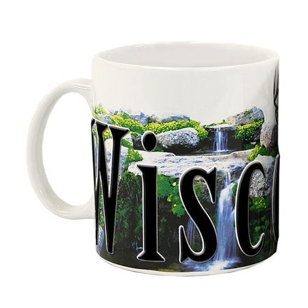 AMERICAWARE Americaware SMWIS03 Wisconsin Full Color Relief Mug  18 oz SMWIS03